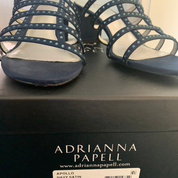 Adrianna Papell Apollo Satin Sandals - - Picture 2 of 2